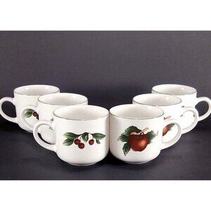 Cades Cove Collection Cups Set of 6 Apple by Citation + 1 Apple mug beautiful
